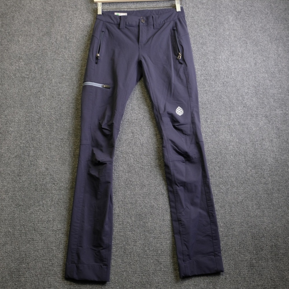Stio Pinedale Pants Womens 0R Navy Blue Hiking Outdoor Technical Trousers